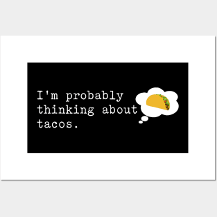 Tacos Text Posters and Art